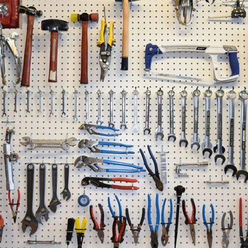 Pegboard for Tool Hanging